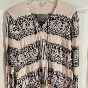 Skies Are Blue Poncho Style Sweater Women's Size M